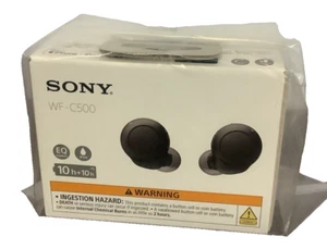 Sony WF-C500 Cuffie Bluetooth In-Ear veramente wireless Nero WFC500 NUOVE SIGILLATE - Foto 1 di 6