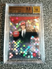 ANDREA BARGNANI 2006-07 BOWMAN ELEVATION RED AUTO RC BGS 9.5 GEM MINT #41/59