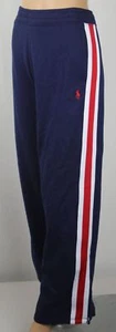 Polo Ralph Lauren Navy Blue Red White Fleece Sweatpants Pockets NWT - Picture 1 of 1