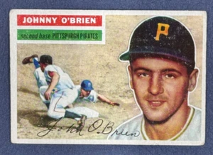 1956 Topps Set Break Johnny O'Brien White Back #65 POOR -- VG - Picture 1 of 2