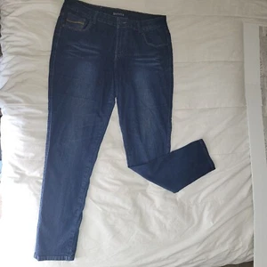 Diamante Damen Jeans Größe 16 Dunkelblau - Bild 1 von 4