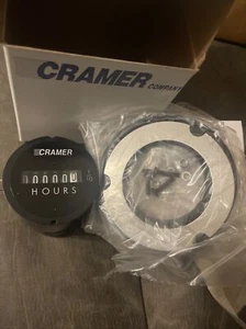 Cramer 6X144 / 6X144-1 Time Hour Meter 0 to 99999.9 120VAC Panel - Picture 1 of 2