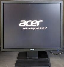 ACER V196L 19" LED Lcd Monitor - 5:4 - 6 Ms - 1280 X 1024 Used Powers On