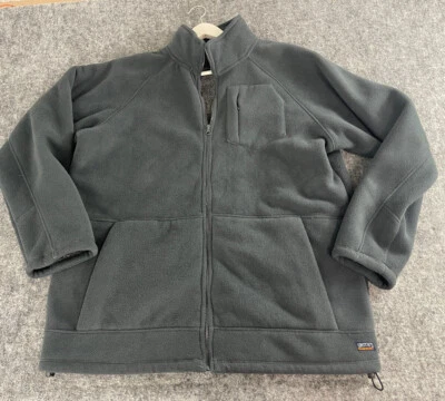 Jaqueta Smith's Workwear Masculina 2XL Suéter Lã Forrada de Pele Verde Azulado Zíper N112 - Imagem 1 de 4