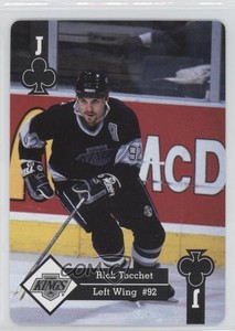 1995-96 Hoyle Western Conference Playing Cards Box Set Rick Tocchet #JC