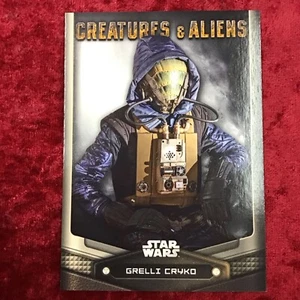 2023 TOPPS STAR WARS: OBI-WAN KENOBI ~ CRETURES & ALIENS ~ GRELLI CRYKO #CAA-9 - Picture 1 of 10
