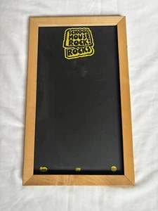 Schoolhouse Rock Rocks promotional chalkboard - 1996 tribute RARE! - Picture 1 of 4