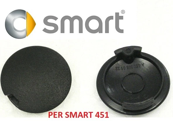 1 TAPPO NERO PARAURTI ANTERIORE POSTERIORE SMART FORTWO 451 2007/2014 ORIGINALE - Immagine 1 di 1