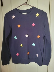 Hanna Andersson Kids Girls Sweatshirt Stars Sz 12 - Picture 1 of 5