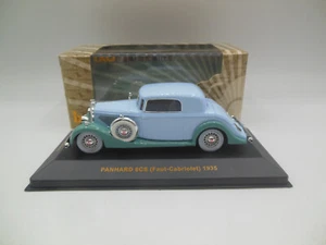 IXO Museum MUS035 1935 Panhard 6CS (Faut Cabriolet) Light Blue & Green 1:43 Scal - Picture 1 of 12