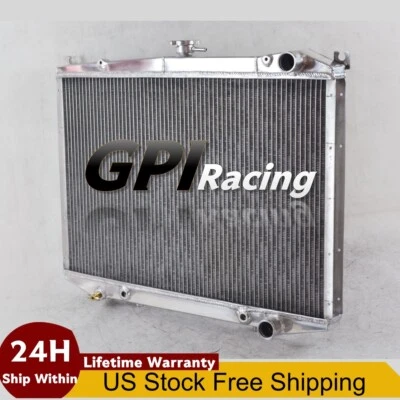 Radiador de aluminio para camioneta Nissan Pathfinder D21 1986-2004 VG30 Z24 KA24 AT Foto 1 de 4