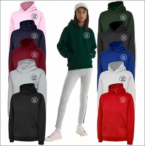 Personalised Custom Embroidered Uneek UX8 Children's Hoodie Hooded Sweatshirt - Picture 1 of 16