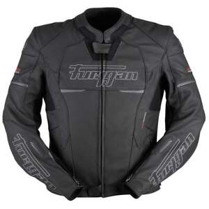 Furygan Nitros Black White Motorcycle Jacket - New! Fast Shipping!