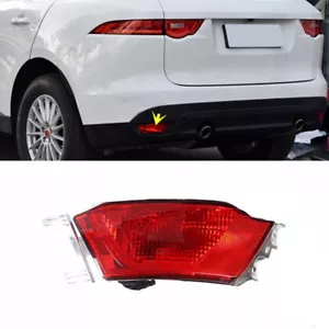 Left Side Rear Bumper Fog Light Tail Reflector Lamp For Jaguar F-Pace 2017-2019 - Picture 1 of 8
