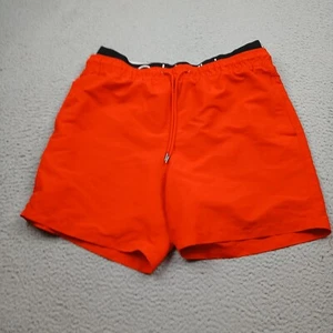 Calvin Klein board Shorts Mens XL Red Swim Shorts Drawstring Surf Outdoor - Picture 1 of 8