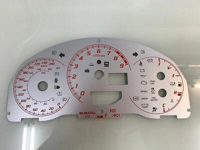 Discos de velocímetro Subaru BRZ dials esferas gauges Foto 1 de 3