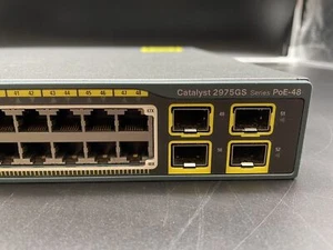 Cisco Catalyst 2975 LAN Base Switch, WS-C2975GS-48PS-L - Picture 1 of 9