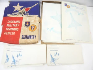7D Lackland Military Training Center Air Force Stationary Set L211 Paper Letters - Picture 1 of 6