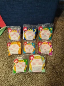 Vintage McDonalds Disney Aladdin und der König der Diebe Spielzeug versiegelt vollständiges Set 8 - Bild 1 von 2