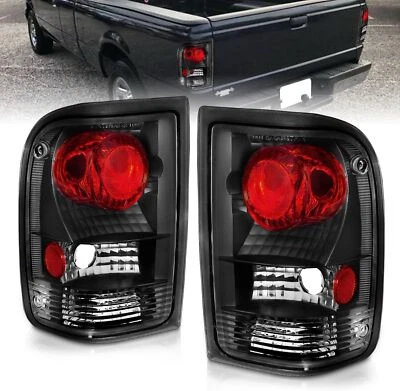 Par de luces traseras negras estilo fábrica Ford Ranger 1993 1994 1995 1996 1997 Foto 1 de 4