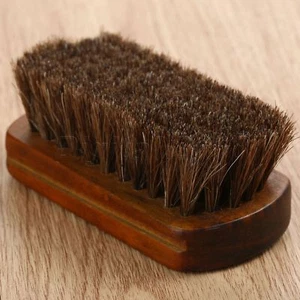 Cepillo pulidora profesional de madera práctico pelo de caballo brillo de zapatos botas - Imagen 1 de 1