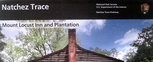Natchez Trace Mount Locust Inn National Park Service Unigrid Brochure - Picture 1 of 1