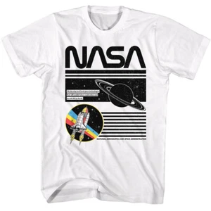 Camiseta para hombre NASA National Aeronáutica Space Administration Technologies Saturn - Imagen 1 de 5