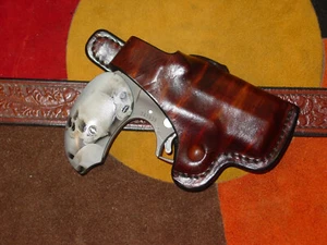 Bond Arms Snake Slayer crossdraw  dark brown leather holster Kwik & Free - Picture 1 of 3