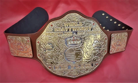 WCW Big Gold World Heavyweight Wrestling Championship Replica Title Belt WCW Bel Cover