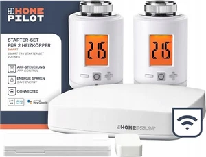 N1 Smart-Home Heizung Thermostat Starter-Set HOMEPILOT + kostenl. App & Alex - Zdjęcie 1 z 10