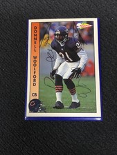 Signed Donnell Woolford Football Card