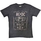 AC/DC Unisex T-Shirt: Cannon Swig (Wash Collection) Dip Dye, dye wash Cotton