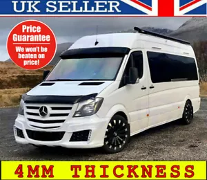 🇬🇧 MERCEDES SPRINTER 2013-2018 BONNET WIND STONE DEFLECTOR PROTECTOR GUARD BRA - Picture 1 of 6