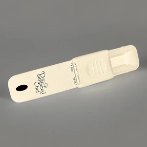 PAMPERED CHEF White Adjustable Measuring Spoon TABLESPOON Teaspoon + USA Made! - Picture 1 of 3