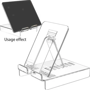 Support Tablette de Bureau, Support Téléphone Multifonction pour Chambre, Cuisine, - Photo 1/7