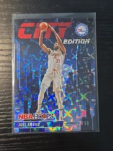 2023-24 Hoops City Edition Hyper Red #12 Joel Embiid /99 - Picture 1 of 2