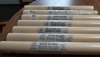 Papel tapiz para revestimientos de paredes Sanitas preparado pelable lavable rollo de 56,37 pies cuadrados Foto 1 de 4