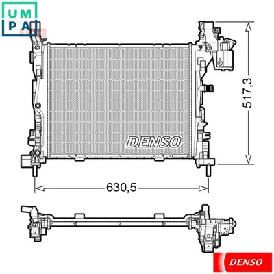 RADIATOR ENGINE COOLING DRM23062 FOR RENAULT KANGOO/Rapid/Express - Image 1 of 4