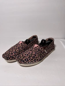 TOMS Women's Pink Canvas Alpargata Loafer Flat Size 7 - Picture 1 of 3