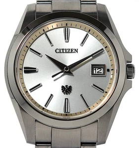 CITIZEN WATCH AQ4060-50A A060-T026443 ECO-DRIVE SILVER STAINLESS STEEL MEN'S F/S - Picture 1 of 10