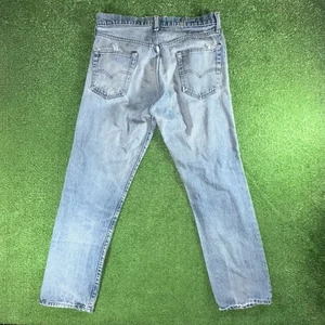 70er 70s Levis 505 Vintage Washed Distressed Jeans Herren 32 x 29  - Bild 1 von 8