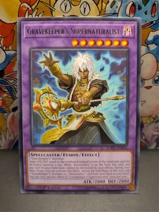 🔥 Gravekeeper's Supernaturalist - SOFU-EN035 - Rare - 1st Ed YuGiOh ( Mint ) 🔥 - Picture 1 of 5