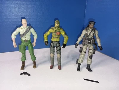 GI Joe ROC POC 25th Modern Action Figure incomplete LOT x3 Duke Firefly Stalker - Image 1 of 2