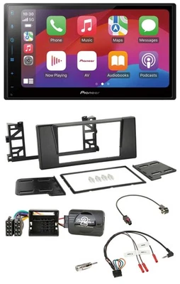 Pioneer DAB USB Lenkrad Bluetooth 2DIN Autoradio für BMW 5er E39 01-03 Quadlock - Bild 1 von 4