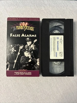 The Three Stooges - False Alarms (VHS, 1996) - Image 1 of 4