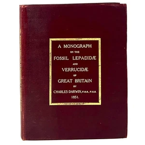 Eine Monographie über die fossilen Lepadidae, Charles Darwin. Erstausgabe 1851 - Bild 1 von 7