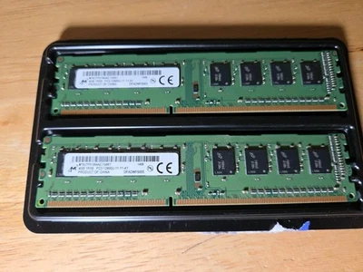 Micron 4GB 2 PCS PC3-12800 (DDR3-1600) Memory - MT8JTF51264AZ-1G6E1 - Image 1 of 3