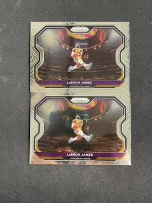 LeBron James 2020-21 Panini Prizm Base #1 LOT X2 - Image 1 of 2
