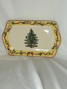 Spode 2012 Annual Collection Dessert Tray 12" Christmas Tree - Picture 1 of 3