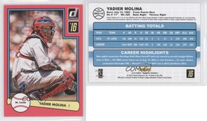 2016 Panini Donruss 1982 Design Pink Border Yadier Molina #D82-10